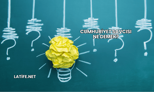 Cumhuriyet Savcısı Ne Demek?