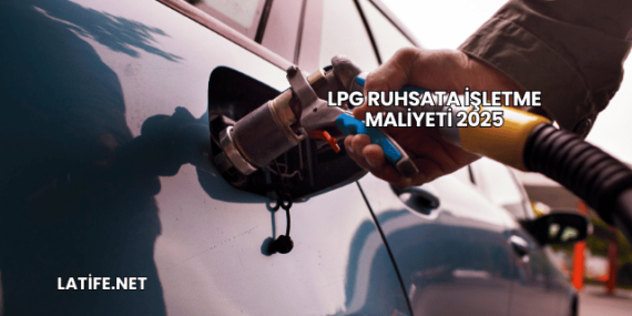 LPG Ruhsata İşletme Maliyeti 2025