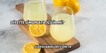 Diyette Limonata İçilir mi?