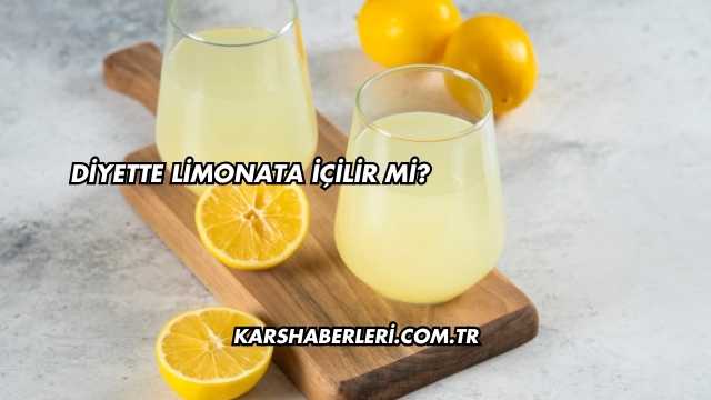 Diyette Limonata İçilir mi?