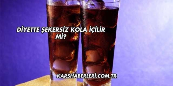 Diyette Şekersiz Kola İçilir mi?