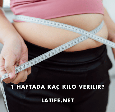 1 Haftada Kaç Kilo Verilir?
