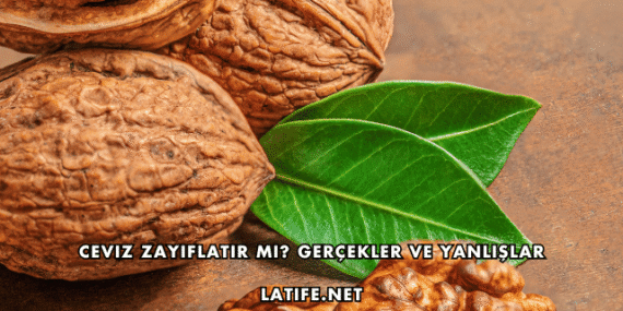 Ceviz Zayıflatır mı? Gerçekler ve Yanlışlar