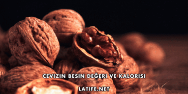 Cevizin Besin Değeri ve Kalorisi
